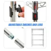Modular Chrome Wire Storage Shelf – Square