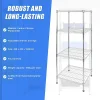 Modular Chrome Wire Storage Shelf – Square