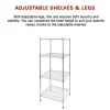Modular Chrome Wire Storage Shelf – Square