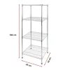 Modular Chrome Wire Storage Shelf – Square