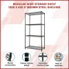 Modular Wire Storage Black Shelf