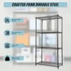 Modular Wire Storage Black Shelf