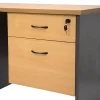 Fixed Pedestal-1 personal and 1 filing drawers-beach ironstone