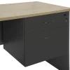 Fixed Pedestal-1 personal and 1 filing drawers-ironstone