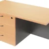 Fixed Pedestal-3 personal drawers-beach ironstone