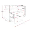 Mobile Storage Caddy-dimensions