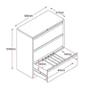 Alaska Metal Lateral Filing Cabinet 3 Drawer-dimensions