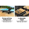 Harmony Outdoor Sun Lounger Pool Chair-FF-LOUNGE-WA-BK