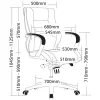 Camry Office Chair-dimension