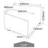Clip Breakout Seating-Dimensions