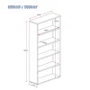 Fusion Storage Bookcase Shelving 1800mmH