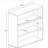 Fusion Storage Bookcase Shelving 900mmH