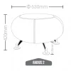Radius Breakout Seating 1-Dimensions