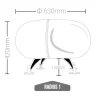 Radius Breakout Seating 2-Dimensions