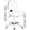 Safari Drafting Chair-Dimension