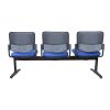 Maxi Upholstered Beam Seating-3 seater Back View