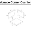 Monaco Corner Cushion