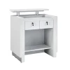White Receptionist Reception Counter