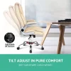 Evolve PU Leather Executive Office Desk Chair–Beige-OCHAIR-G-9314-BG