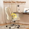 Evolve PU Leather Executive Office Desk Chair–Beige-OCHAIR-G-9314-BG