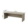 Bow Front Workstation Desk