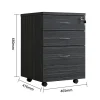 LuxeWorker Mobile Drawer Lockable Pedestal