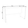 LuxeWorker Workstation Desk