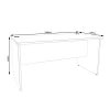 LuxeWorker Workstation Desk
