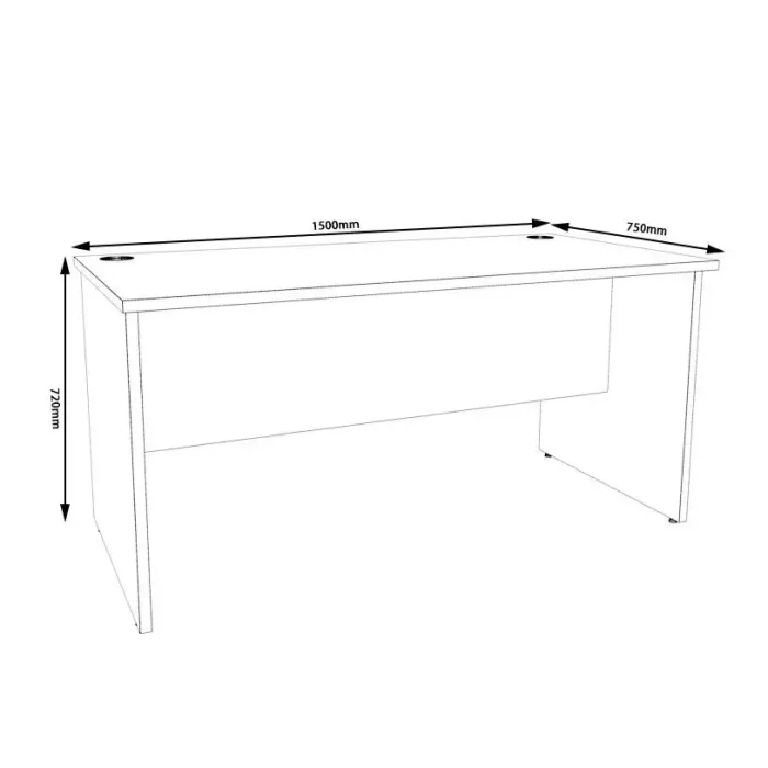 LuxeWorker Workstation Desk