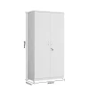 Full Door Bookcase white with dimensions