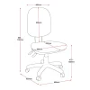 EC070BH Operator Chair-dimensions