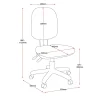 Ergo Function Fully Ergonomic Operator Chair High Back-dimensions