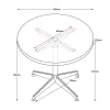 Pinnacle Round Table 900-dimensions