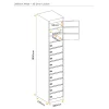 12 Door Locker-380mm Wide-Steel Locker_Line Drawing