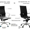 Aero High Back Managers Office Chair-Curved vs Straight