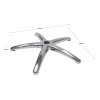 Chrome Office Chair Base-dimensions