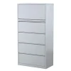 Lateral FIling Cabinet-4 Drawer with Flipper-Silver Grey