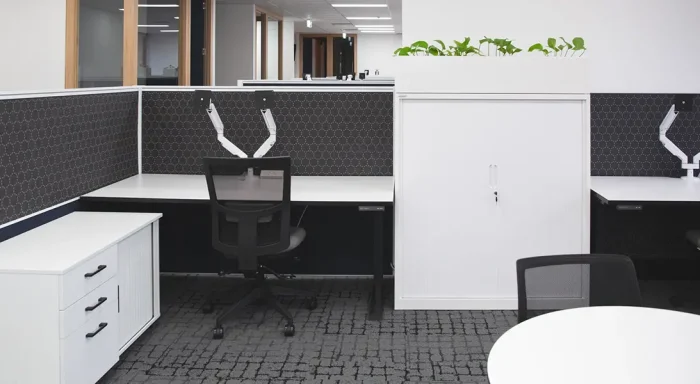 Tambour Door Cabinet
