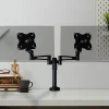 Two-Screen 10-25″ Desk Monitor TV Plasma LED LCD Work Mount Monitor Arm