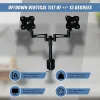 Two-Screen 10-25″ Desk Monitor TV Plasma LED LCD Work Mount Monitor Arm