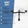 Two-Screen 10-25″ Desk Monitor TV Plasma LED LCD Work Mount Monitor Arm