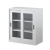 Cannon Glass Metal Door Display Cabinet