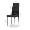 Dining Meeting Visitor Chairs PVC Leather