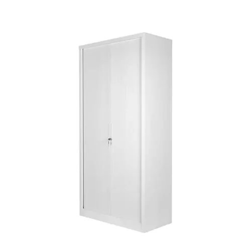 Metal Tambour Storage Cupboard