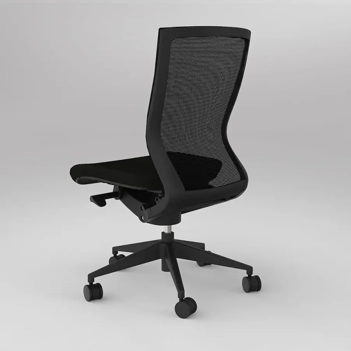 Balance Mesh Executive Office Chair Without Arms-Back Slanted View
