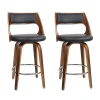 Capri Bar Stool Swivel Base Set of 2-BA-TW-8569-BKX2-AB
