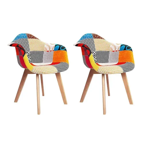 Evolve Fabric Dining Chairs-BA-TW-M2503-66FBX2