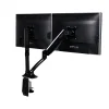 Evolve Monitor Arm Mount Dual Gas Black