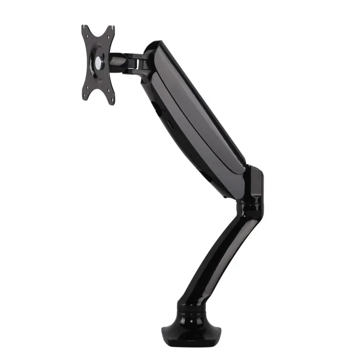 Evolve Monitor Arm Mount Single Gas Black