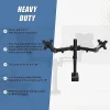 Desk Monitor TV Plasma LED LCD Work Mount Monitor Arm Two-Screen 10-25